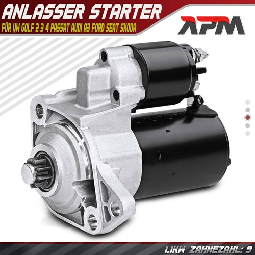Anlasser starter 1kw 9 - anlasser,